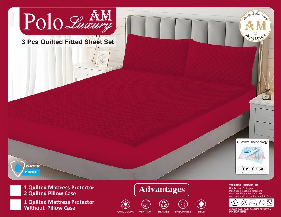 Water Proof Matters Protector WithOut Pillow (Quilted) - Image 9