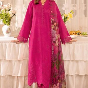 3PC Heavy Embroidery Suit (Unstitiched)
