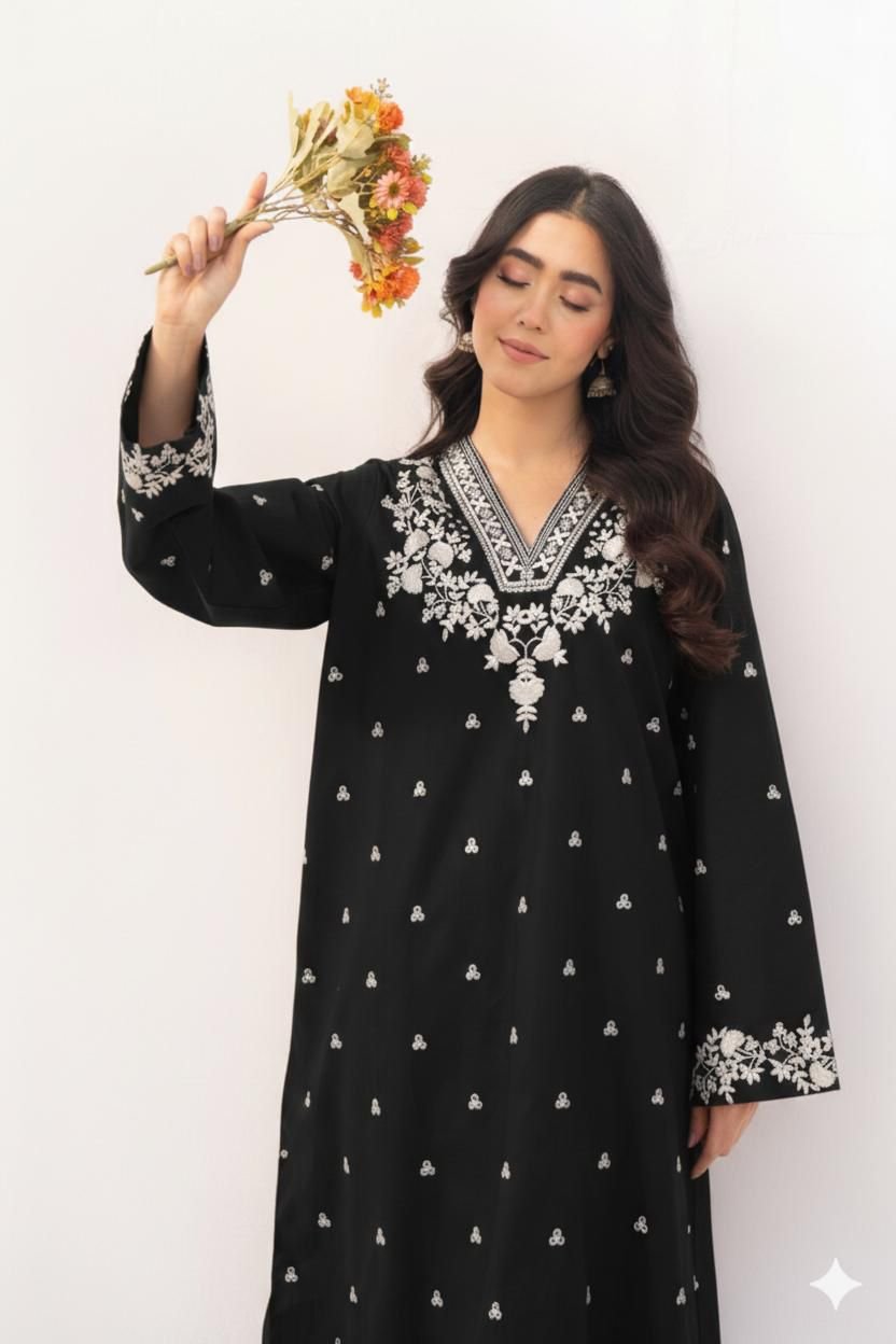2Pc Fully Embroidered Summer Lawn (Unstitched ) - Image 10