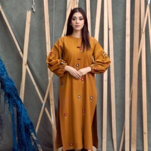 2Pc Fully Embroidered Summer Lawn (Unstitched )