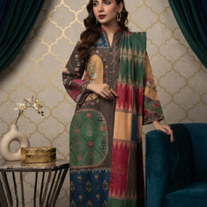 3pc Silk Unstitiched Suit