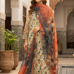 3pc Silk Unstitiched Suit