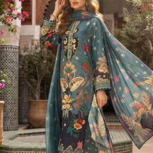 3pc Silk Unstitiched Suit